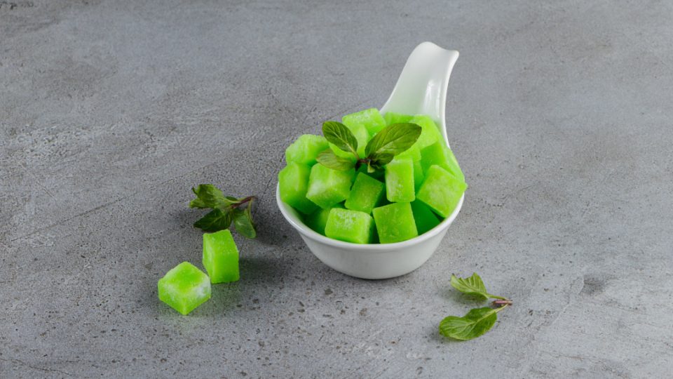 Gominolas verdes de spirulina