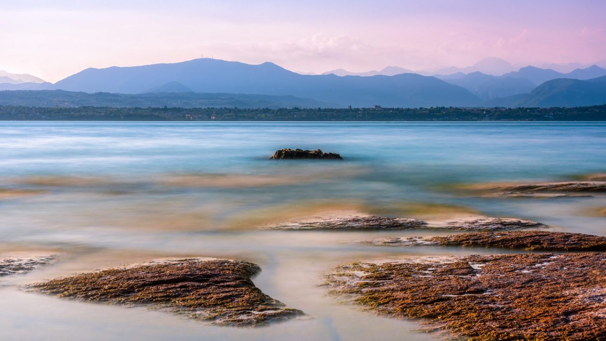 Lago en Italia