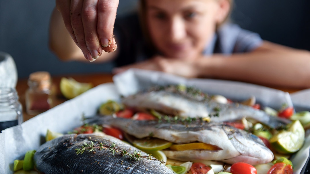 Doradas preparadas al horno