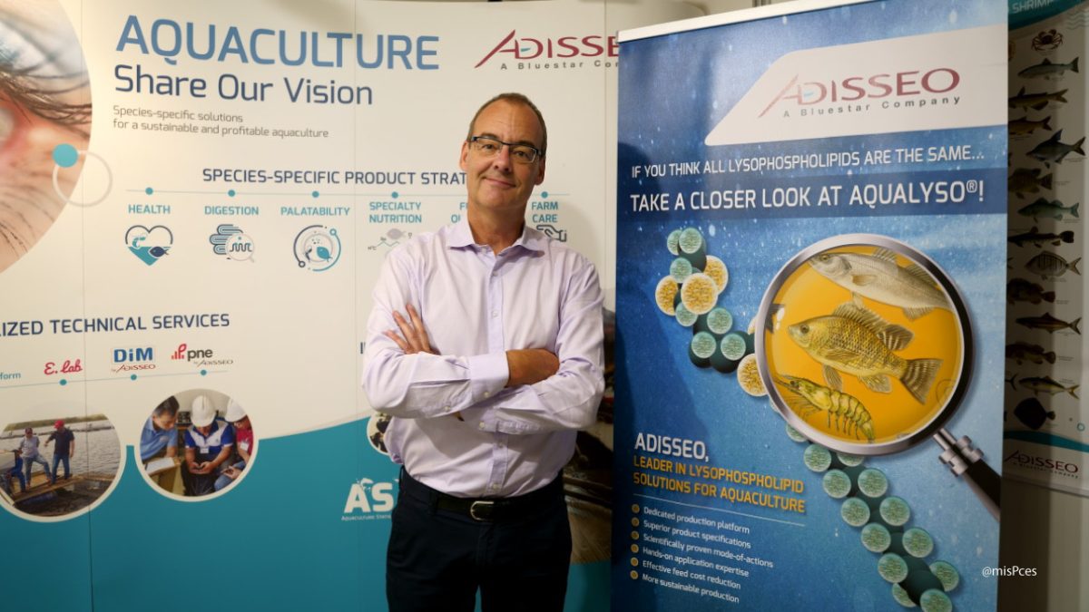 Petter Coutteau, director de la unidad de negocio de acuicultura en Adisseo