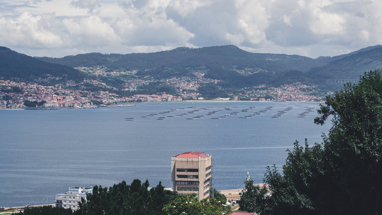 Panorámica de la Ría de Vigo Panorámica de la Ría de Vigo