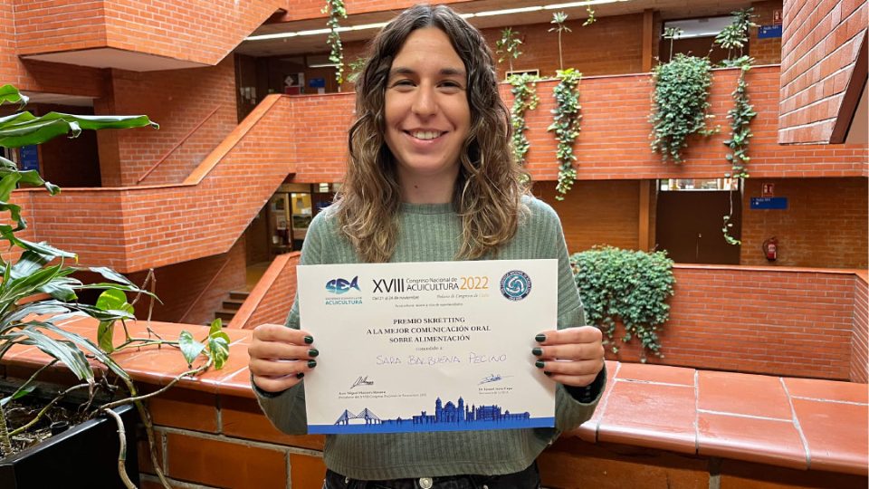 Sara Balbuena Pecino, premio Skretting XVIII CNA
