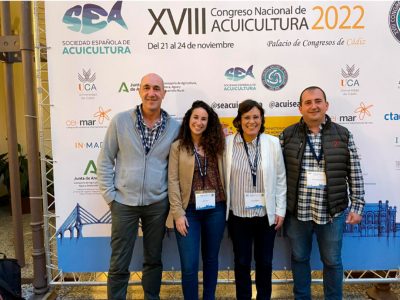 Skretting una vez más apoyando e implicándose con los investigadores en el XVIII Congreso Nacional de Acuicultura