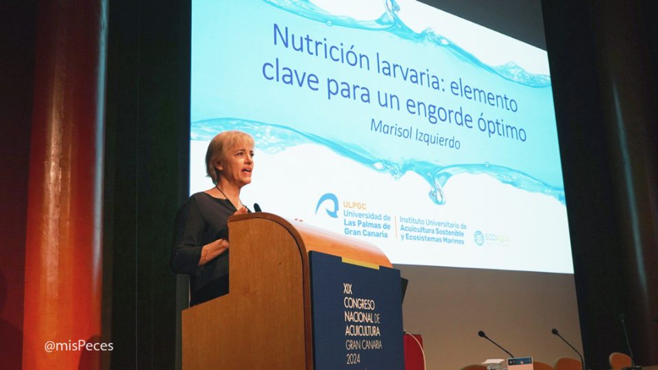 Marisol Izquierdo durante la clausura del XICNA |@misPeces