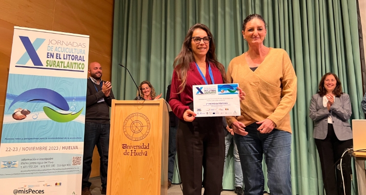 Premio Mejor Póster X Jornada Acuicultura Litoral Suratlántico - Huelva