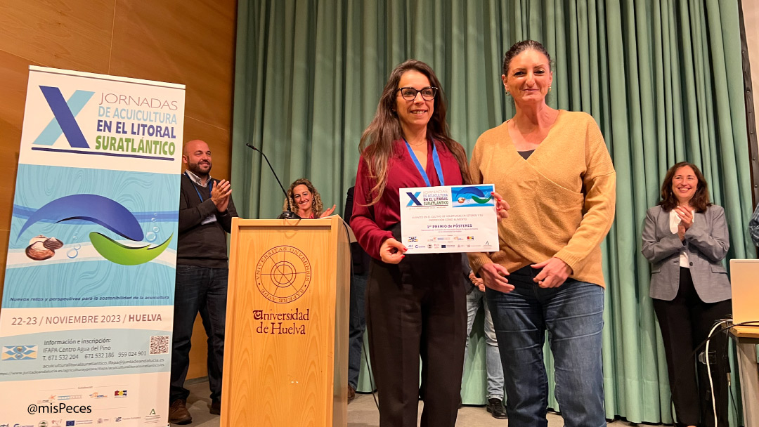 Premio Mejor Póster X Jornada Acuicultura Litoral Suratlántico - Huelva